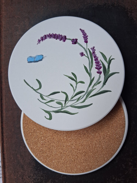 Circle Lavender Coaster