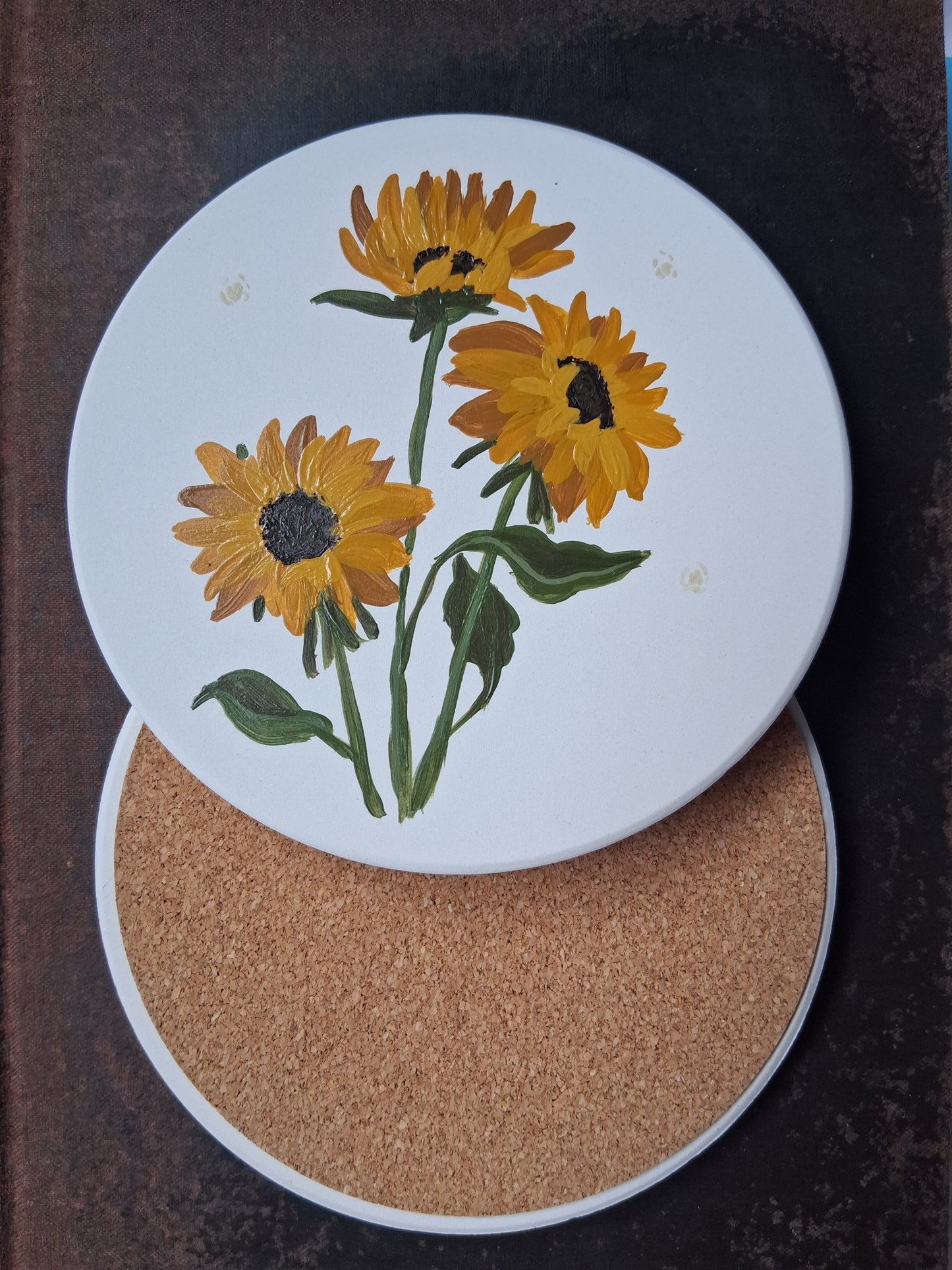 Circle Sunflower Coaster