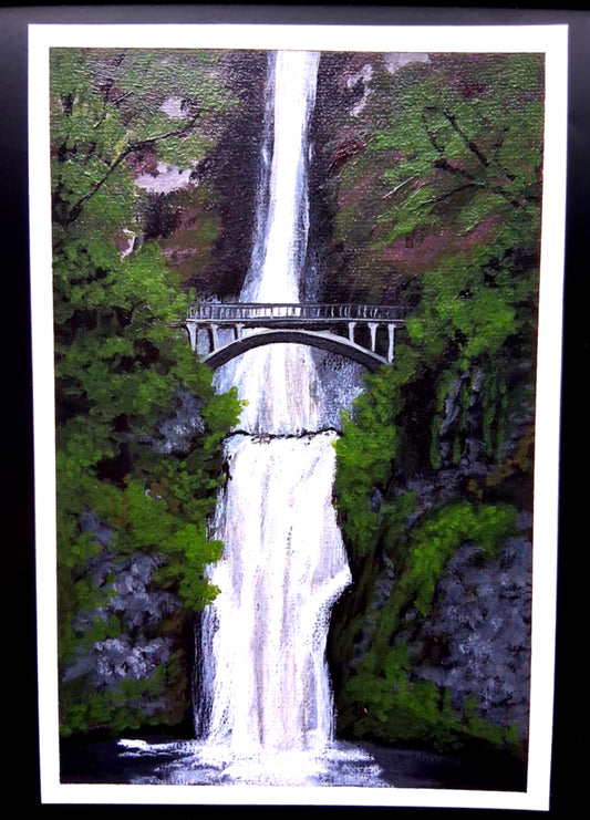 "Multnomah Falls" Print