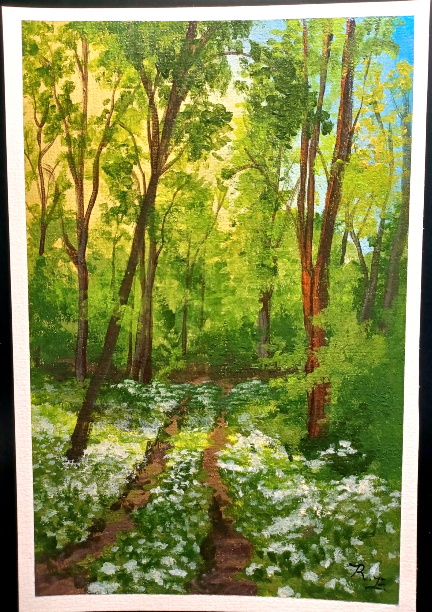 "Evening Spring Stroll" Print