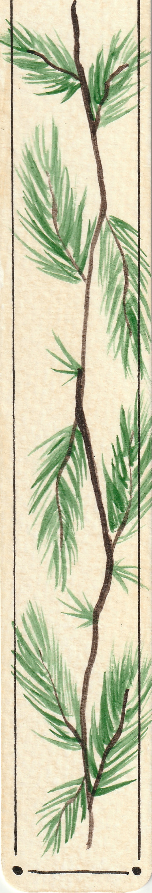Bookmark "Pine Needles"