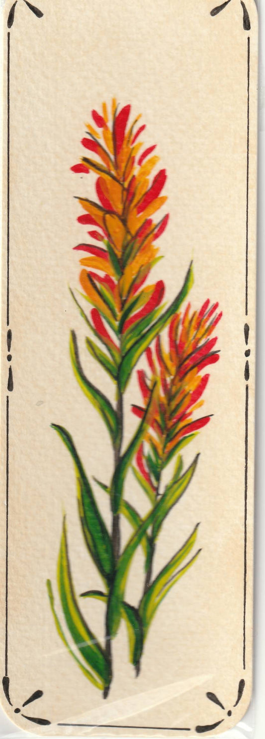 Bookmark "Indian Paintbrush"